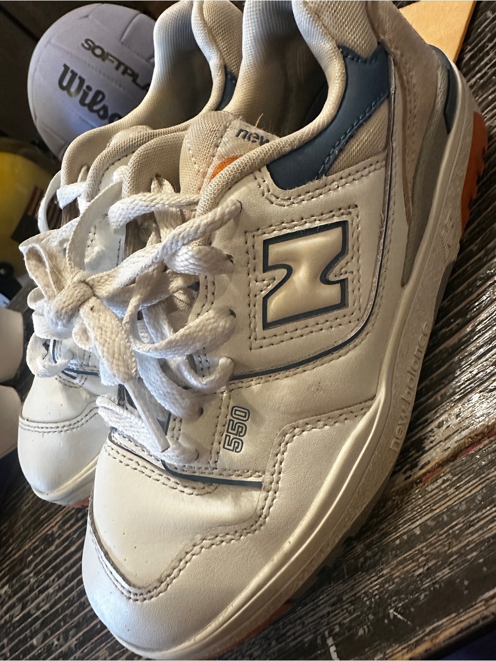 New Balance 550 Kids Sneakers Size 2.5